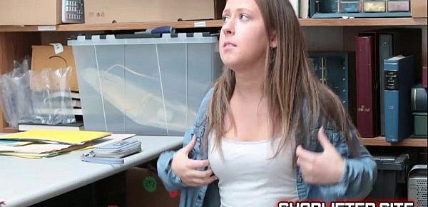  Policeman Exploiting Teenage Shoplyfter Brooke Bliss